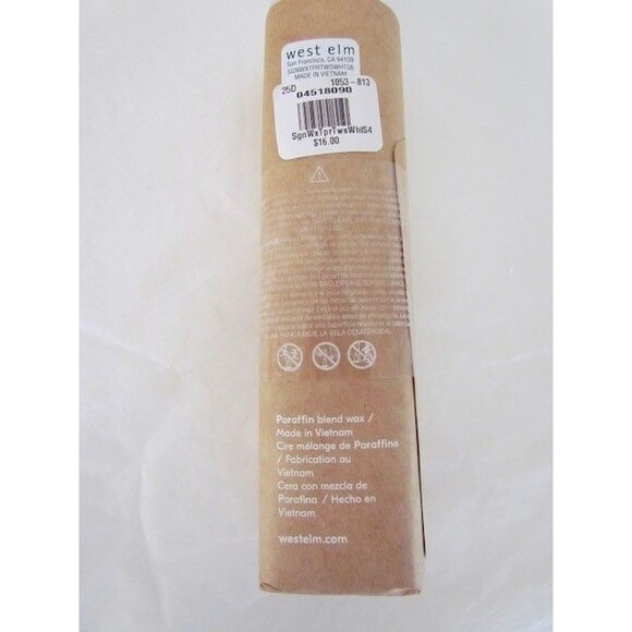 West Elm Tira Wood Taper Candle Holders Black Ash  Set 3 w Candles - Picture 11 of 13